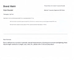 Turquoise & Agarwood Spiritual Manifestation Bracelet