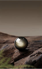 Golden Sheen Obsidian Career Energy Bracelet