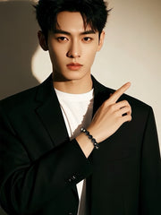 Golden Sheen Obsidian Career Energy Bracelet