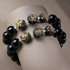 The Dual-Obsidian Energy System Bracelet