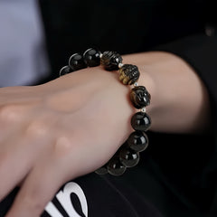 The Dual-Obsidian Energy System Bracelet