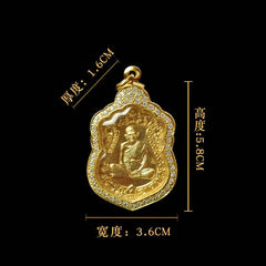 Luang Phor Rui 2555 Amulet for Extreme Wealth & Protection