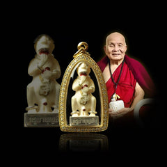 Council Edition Hand-Carved Elephant Ivory Five Eyes Four Ears